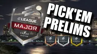 ELEAGUE Major Boston 2018 Prelims Pick'Em Challenge Predictions