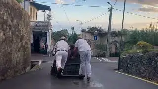 Passing the Traffic Cop on a Couch in Funchal