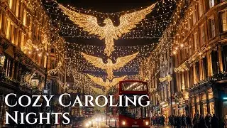 Cozy Caroling Nights: Relaxing Christmas Music with Soft Piano and Warm Holiday Ambience