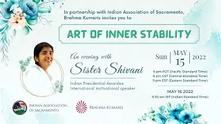 Art of Inner Stability | Sister BK Shivani | 16-05-2022 | 6:00AM