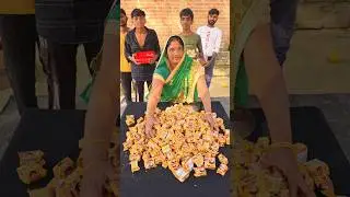 Amazing famliy members red football up win collect plate Parle ji biscuits Challenge 545425#shorts