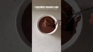 3 ingredient chocolate cake #shorts