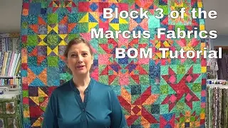 Block 3 of the Marcus Fabrics BOM by Fabric Junction