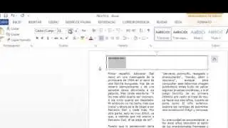 Letra capital en word 2013