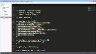 Nodejs Express Tutorial - 2 - Working with the Express Framework