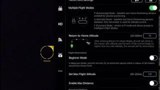 DJI Phantom 3 setting the Return to Home Height