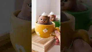 I Made The Best Mug! 🥹🐈 #sculpting #catart #clay