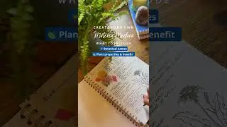 Here's how to make your own 'Materia Medica' using our new notebooks 🪴✨