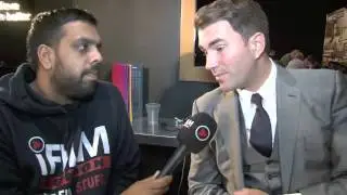 EDDIE HEARN TALKS FROCH v KESSLER, GROVES, BROOK, BARKER, PURDY & TEAM KHAN.