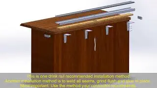 Drink Rail Bracket Recommended Method of Installation