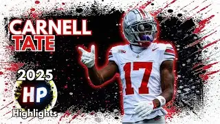 Carnell Tate | 2025 Season Highlights | Ohio State Buckeyes