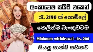 Earn money online sinhala for free - free online job sinhala - part time job sinhala - earn money