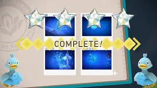 How To Get 1 To 4 DIAMOND STARS For Ducklett! New Pokemon Snap!