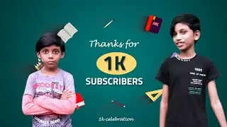 1K Subscribers Celebration  I   Thank You for 1000 Subscribers I Aido & Airic