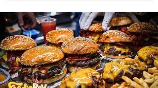 American burger | Deep cheese sauce | Fast-food | chicken burger| American Street | Zinger burger 