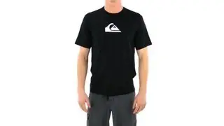 Quiksilver Men's Solid Streak S/S Relaxed Fit Surf Shirt | SwimOutlet.com