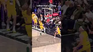 LeBron was slamming the ball in Brooklyn #lebronjames #sctop10 #nba