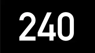 ⏱️ 240-Second Countdown Timer | Perfect for Workouts, Study, Breaks