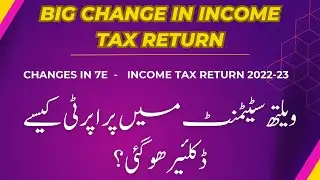How to Declare Assets in Wealth Statement - FBR Restriction on Property Addition