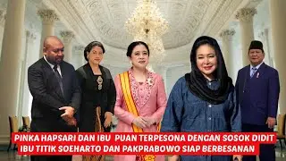 pantas saja puan maharani dan pinkam hapsari terpesona dengan didit, titiek prabowo tersenyum