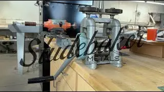 Studebaker Metals Workshop - Making a Forged Brass Safety Pin from Start to Finish ASMR Shop Sounds