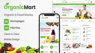 OrganicMart - Organic & Food PSD Template | Themeforest Website Templates and Themes