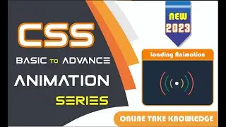 create amazing loading animation | animation with keyframes | basic to advance animation in css