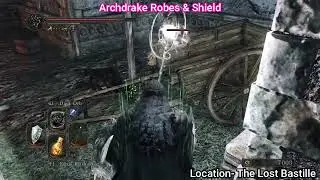DARK SOUL 2 SOFTS - ARCHDRAKE ROBES & SHIELD LOCATION.
