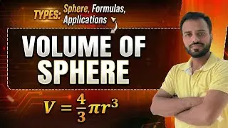 Volume of Sphere Formula Derivation | Step by Step | Maths