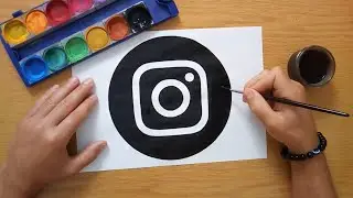 How to draw an Instagram icon