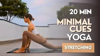 20 MIN MORNING YOGA STRETCH ● Minimal Cues Yoga Flow (Beginner/Intermediate)