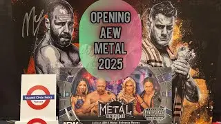 Opening a hobby box of AEW Upper Deck Skybox  Metal Universe 2025 - New wrestling card set!