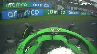 Nico H&uuml;lkenberg Onboard Crash During Brazil Sprint Race 2025