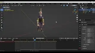 تحميل حركة جاهزة من موقع Mixamo وطريقة نسخ الحركة لشخصية أخرى في blender