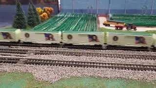 History of USA Presidents N Scale Model Train at Eau Claire Train Show 2025