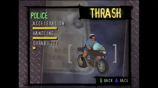 Road Rash 64 | Be the Cop Full Playthrough