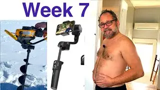 Week #7: Older dad weight loss journey. 19 weeks COVID 19 pounds and skating, ice fishing, gimbles.