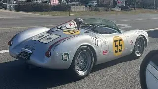 Driving a Porsche 550 Spyder through the Texas Hill Country