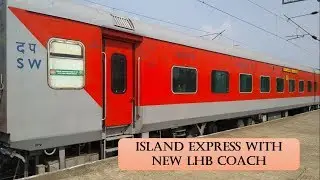 Island Express-16526 with its new LHB Coach