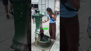 Public drinking fountains Italy #italy #italytravelguide #italytiktok #europetravel #europe