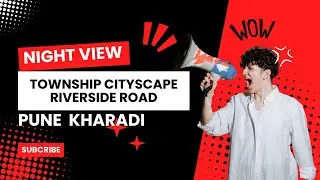 Kharadi Township Night View Cityscape #kharadi #pune #kharadipune #realestate #techtraveldiary
