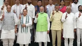 NDA alliance partners meeting held in Delhi a day after the LokSabha election results were announced