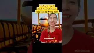7 Rahasia Dapat Tiket Pesawat Murah yang Jarang Orang Tahu!#tiketmurah #tiketpesawatmurah #caritiket
