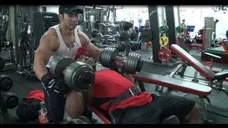 Hanh Champion / Chris Jones Part 2 (Full Chest Workout)