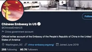 Twitter suspends Chinese embassy over Uighur post