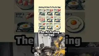 Asking AI to fry egg 🤖 #memes #memehub