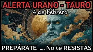 ALERTA! 4 de Febrero. URANO Directo en TAURO. NO te Resistas al CAMBIO
