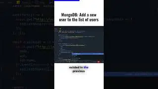 MongoDB: Adding a New User to the List of Users - A Step-by-Step Guide for Developers