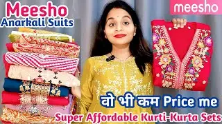 Meesho Super Affordable Anarkali Suits Sets /- Meesho Haul