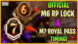 M6 RP Lock Date & Time In BGMI | M7 Royale Pass Official Release Date In BGMI | C1S3 Tier Reset Date